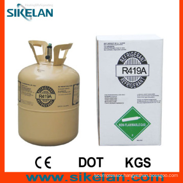 Not Cloudy, Colorless Liquid R419A Refrigerant Gas